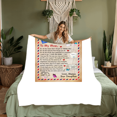 To My Mom Thank You – Coral Fleece Blanket
